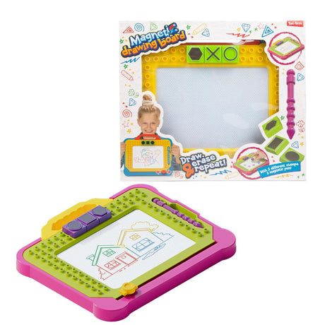 Blocchi da disegno magnetici stazionari Toi-toys con accessori 2 assortiti