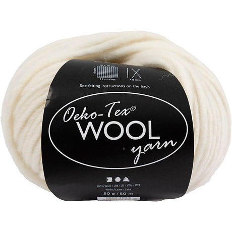 Creative Company Wol Yarn Off-White, 50m
