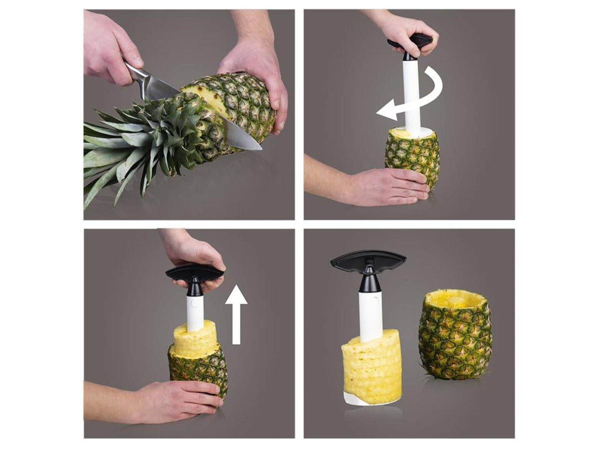 Taglia ananas Vacu Fin bianco nero