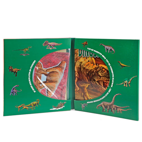 Dinosauri della casa editrice Rebo, un libro e un kit di costruzione