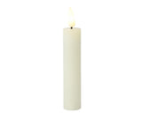 Set di candele da tavolo Lumineo con fiamma LED 16cm crema, 2 pezzi