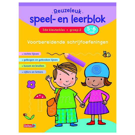 Delta è un fantastico esercizio di scrittura preparatoria con blocchi di gioco e apprendimento