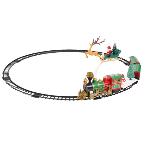 Decoris Treno di Natale 90x90cm a batteria con illuminazione