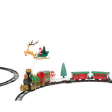 Decoris Treno di Natale 90x90cm a batteria con illuminazione