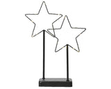 Lumineo micro stella LED su stativo 20 lampade a batteria con timer 6x24x34cm