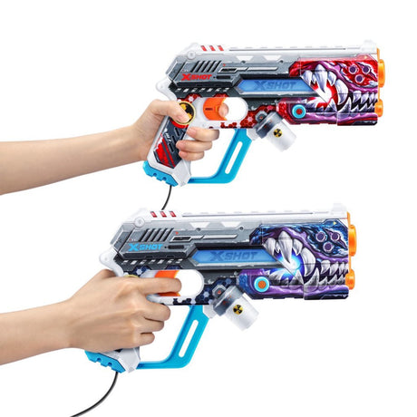 Zuru x-shot skin laser 360 blaster confezione da 2