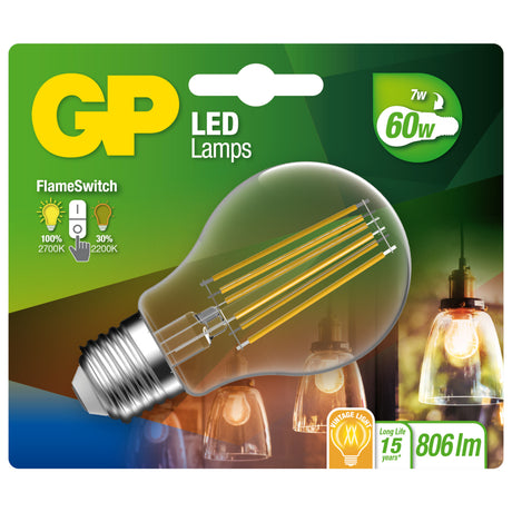 Illuminazione gp gp led classica fila. fs7w e27