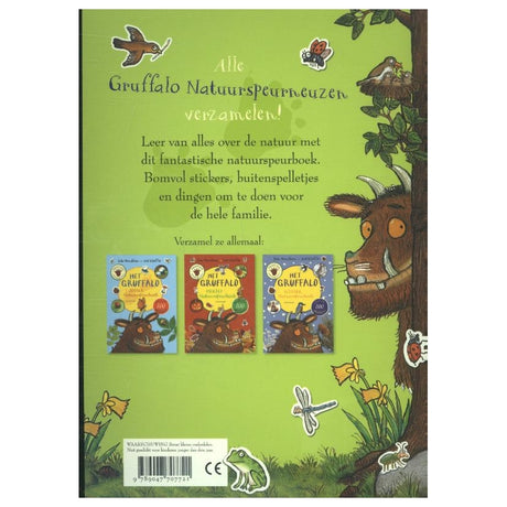 Casetta centrale del libro, il libro di ricerca naturalistica primaverile del Gruffalò. 5+