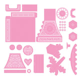 Tonic Studios • dimensioni die set telefono vintage