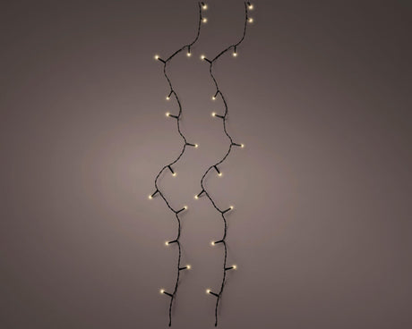 Lumineo Luci natalizie basic 180led da esterno 13,5m champagne