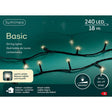 Catena luminosa a LED Lumineo per interni ed esterni 18m 240 luci bianco caldo. con timer da 8 ore e funzione dimmer