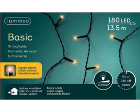 Lumineo Luci natalizie basic 180l classichecalde