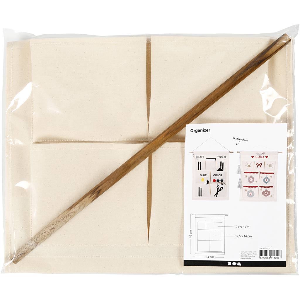 Azienda Creativ https: www.cchobby.nl organizer-da-sospendere-h-46-cm-l-34-cm-chiaro-naturale-1 pezzo