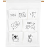 Azienda Creativ https: www.cchobby.nl organizer-da-sospendere-h-46-cm-l-34-cm-145-gr-bianco-1 pezzo