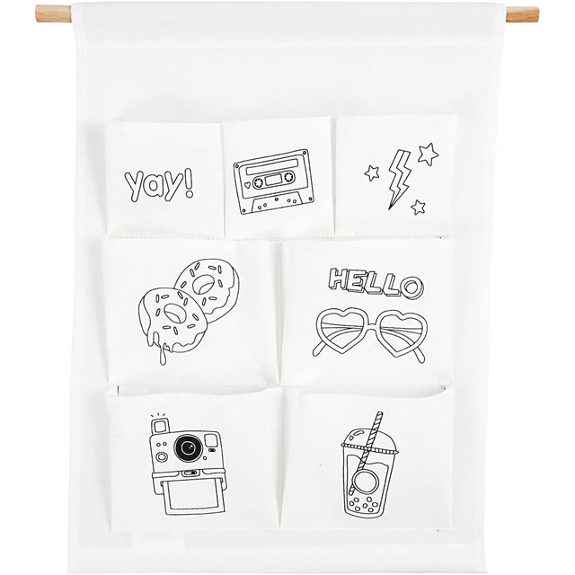 Azienda Creativ https: www.cchobby.nl organizer-da-sospendere-h-46-cm-l-34-cm-145-gr-bianco-1 pezzo