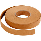 Strisce intrecciate dell'azienda Creativ, l: 15 mm, spessore 0,55 mm, marrone chiaro, 9,5 m