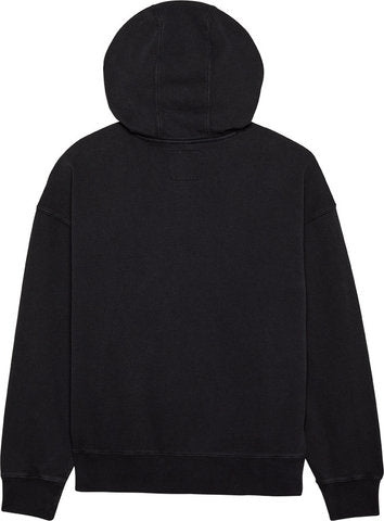 Maglione oversize in pile con scritta "Testa di volpe".