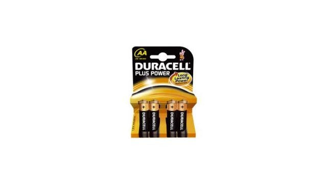 Duracell mn1500p4+batteria di alimentazione lr6 aa plus