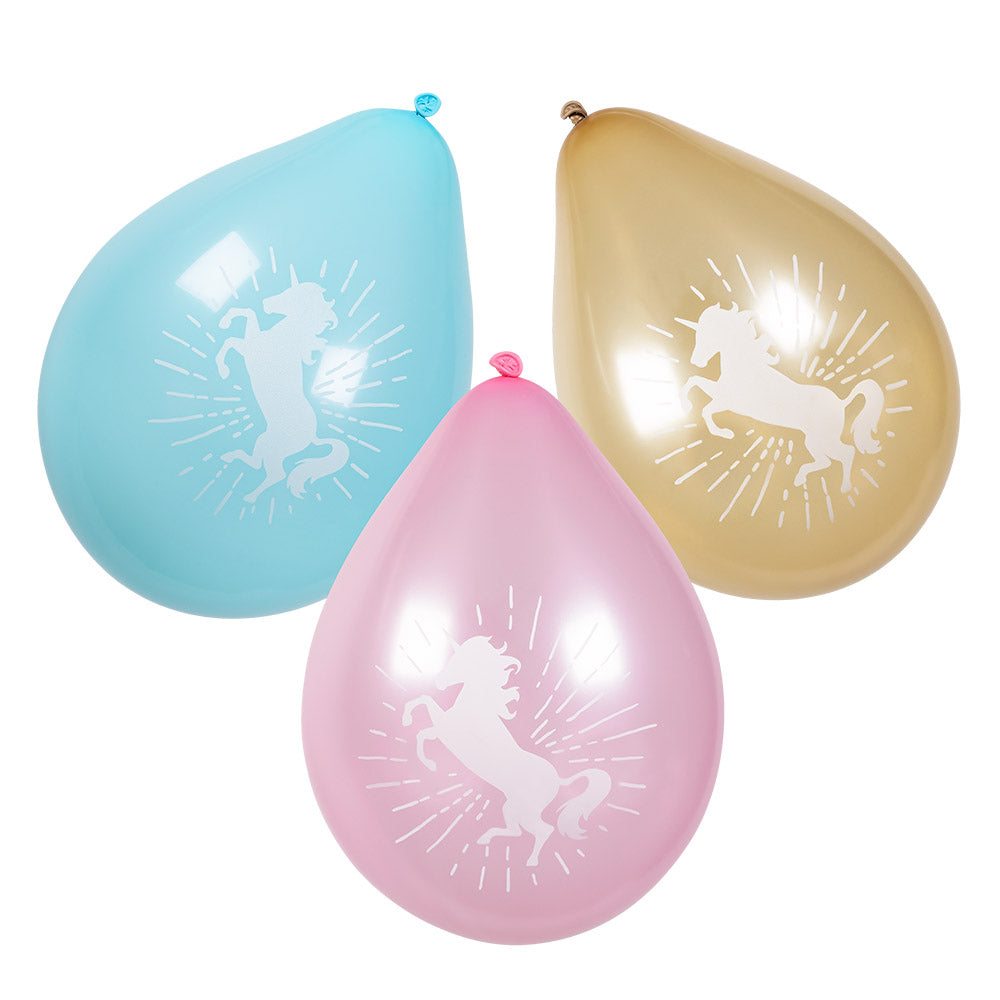 Boland palloncini unicorno set da 6 pezzi ø25cm
