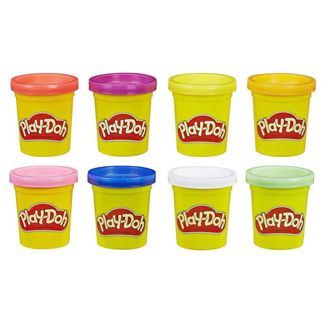 Play-doh colora l'arcobaleno 8 vasi di terracotta