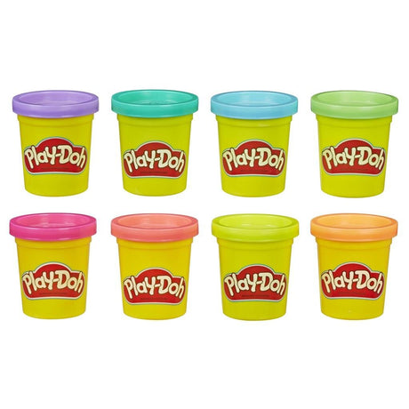 Play-doh colora l'arcobaleno 8 vasi di terracotta