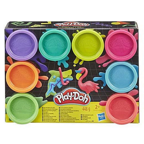 Play-doh colora l'arcobaleno 8 vasi di terracotta