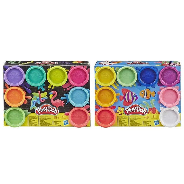 Play-doh colora l'arcobaleno 8 vasi di terracotta