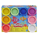 Play-doh colora l'arcobaleno 8 vasi di terracotta