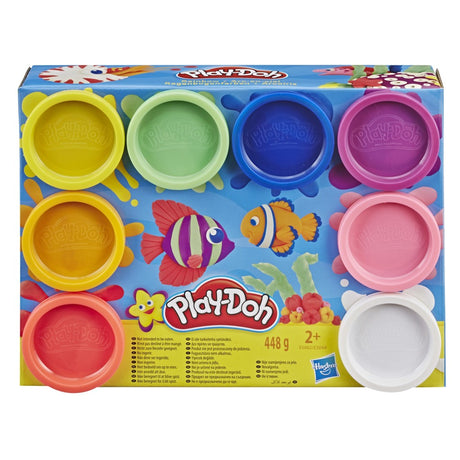 Play-doh colora l'arcobaleno 8 vasi di terracotta