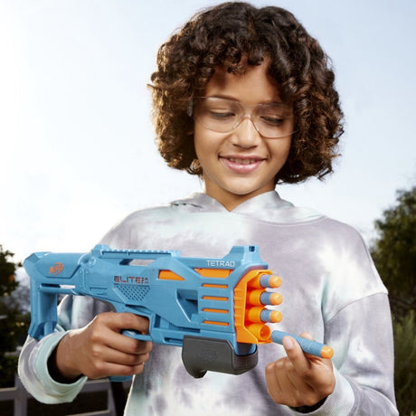 Hasbro Nerf Elite Tetrad – batterie per blaster Nerf