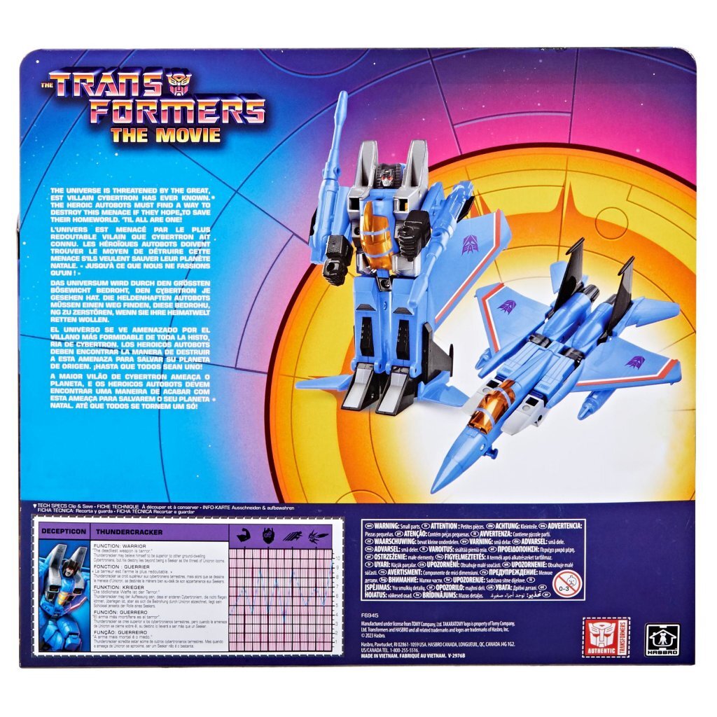 Thundercracker retrò dei Transformers di Hasbro