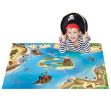 Acheka gioca a tappeto pirata, 100x150 cm