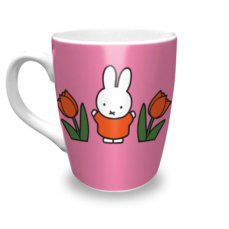 Tazza Nijntje relax tulipani rosa h10,5cm dia8,cm