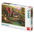 Puzzle Dinotoys - casetta sul lago - 500 pezzi
