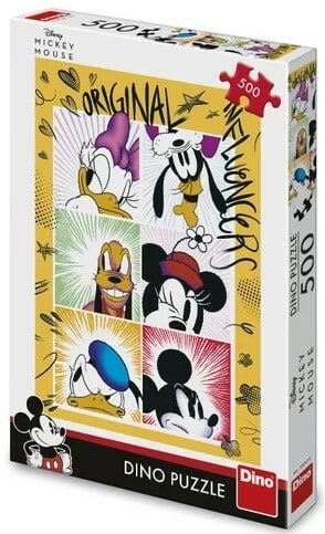 Puzzle Dinotoys - La banda di Topolino della Disney - 500 pezzi