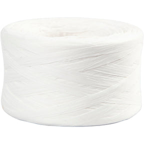 Creative Company Paper Rafia Yarn White, 100m