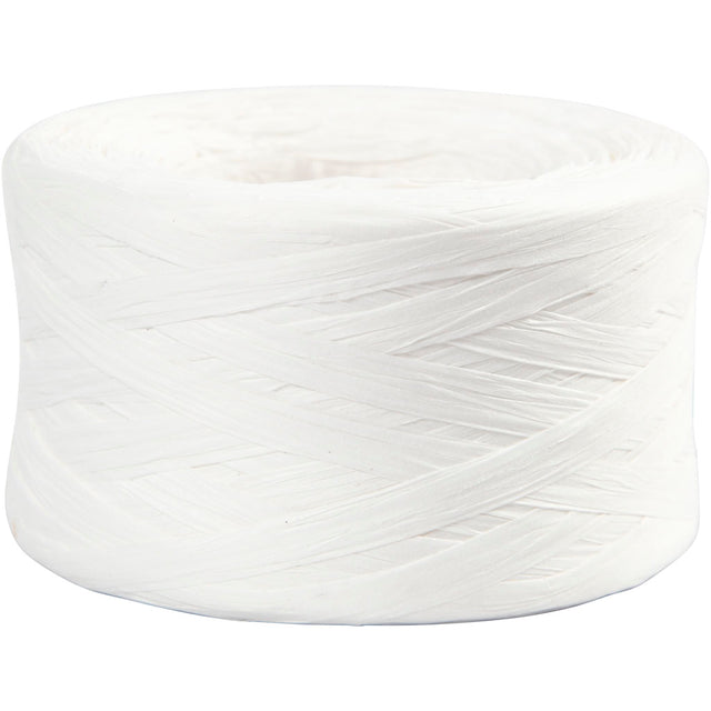 Creative Company Paper Rafia Yarn White, 100m