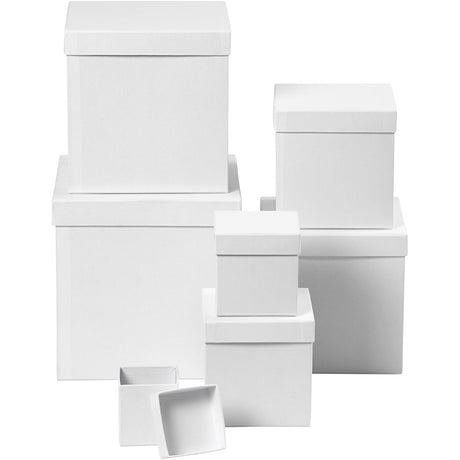 Azienda creativa https: www.cchobby.nl scatole-quadrate-dimensione-quadrata-7-5x7-5x7-5-10x10x10-13x13x13-15x15x15-18x18x18-20x20x20-23x23x23-cm-bianco-7-pezzi-1-set
