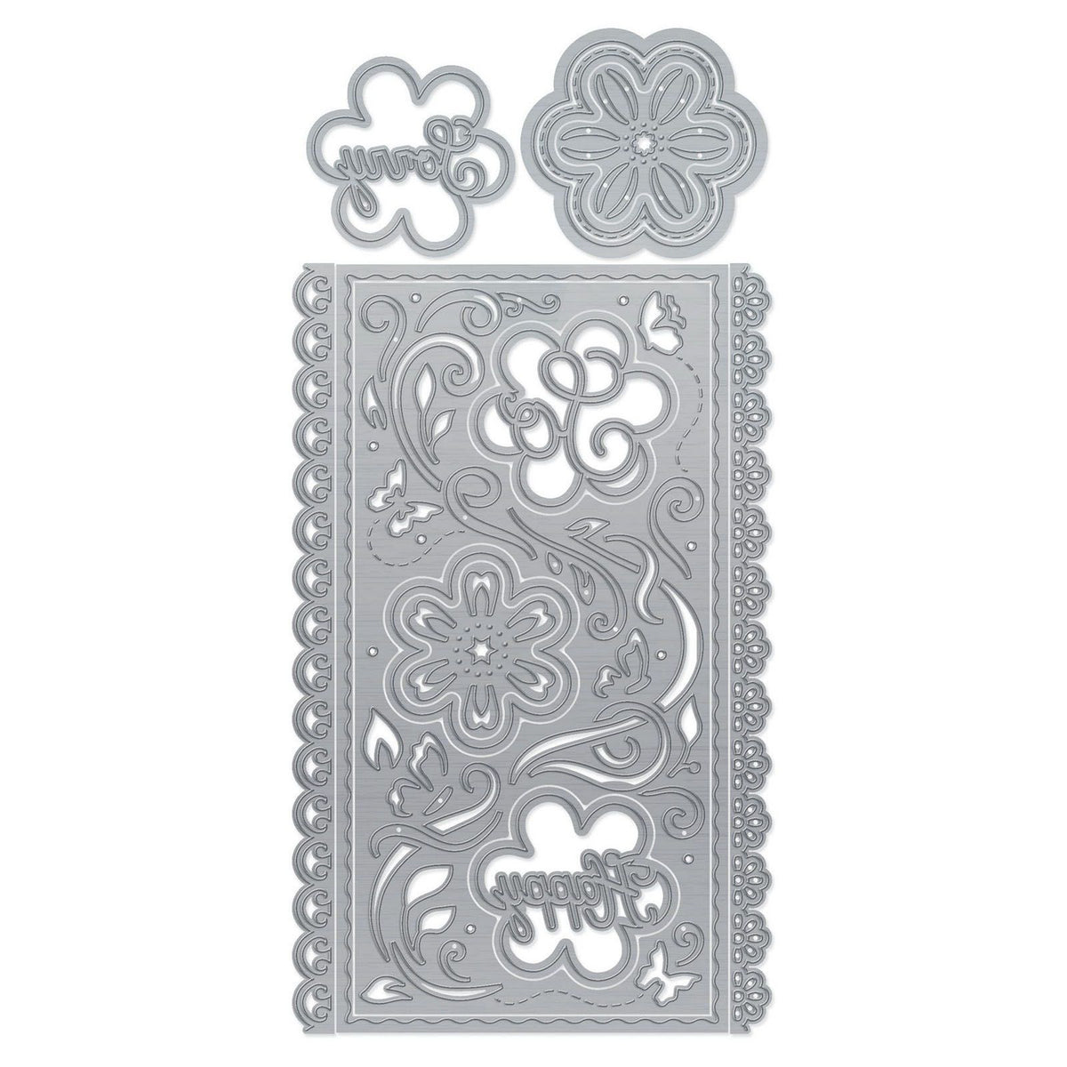 Tonic Studios • set mini fustella sottile con fiori funky