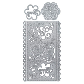Tonic Studios • set mini fustella sottile con fiori funky