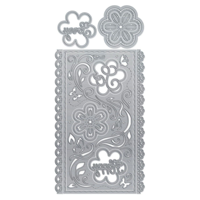 Tonic Studios • set mini fustella sottile con fiori funky