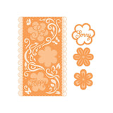 Tonic Studios • set mini fustella sottile con fiori funky