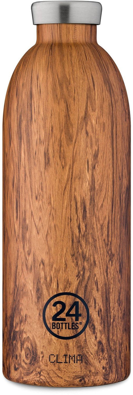24 bottiglie 24bottiglie thermos bottiglia clima bottiglia clima sequoia wood 850 ml