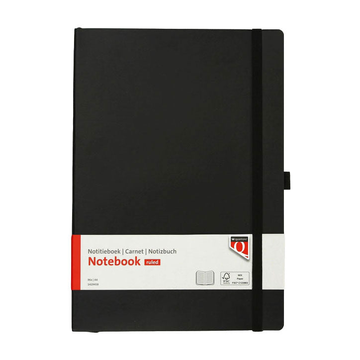 Quaderno Quantore a4 linea flex 192 pagine 80gr nero