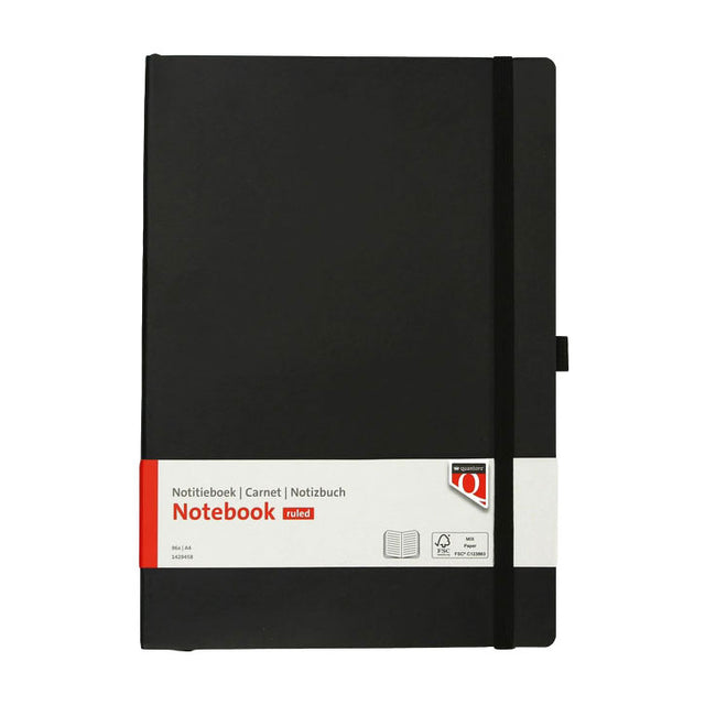 Quaderno Quantore a4 linea flex 192 pagine 80gr nero