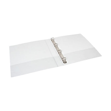 Raccoglitore ad anelli per presentazione Quantore A4 maxi 4 anelli d-mech 50mm bianco
