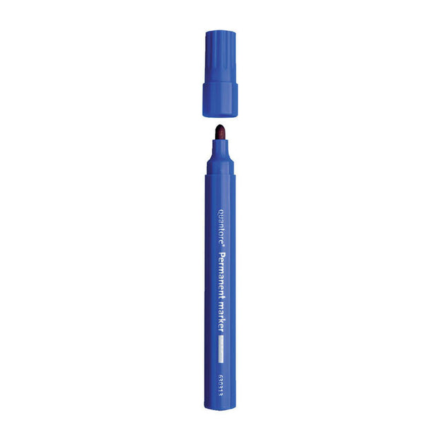 Pennarello indelebile Quantore rotondo 1-1,5mm blu