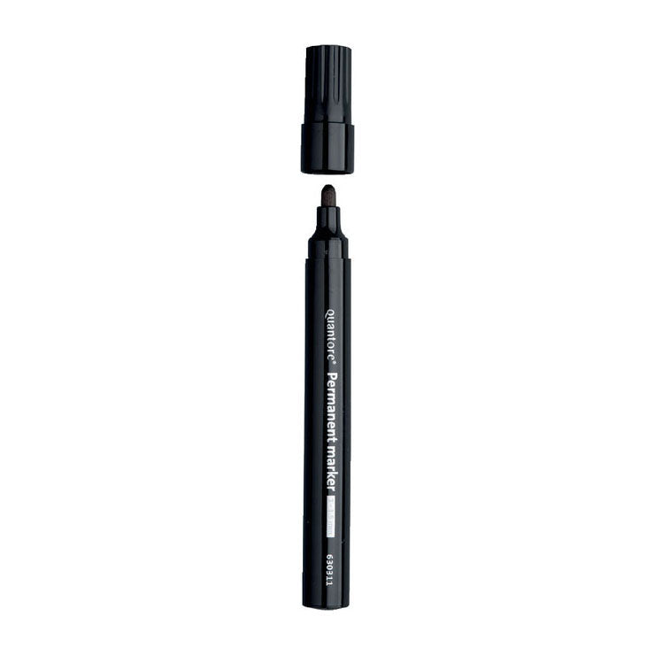 Pennarello indelebile Quantore rotondo 1-1,5 mm nero