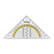 Quantore set quadrato westcott 140mm trasparente
