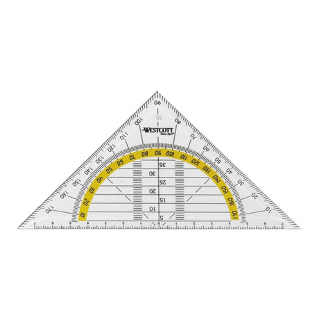 Quantore set quadrato westcott 140mm trasparente